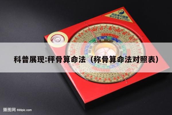 科普展现:秤骨算命法（称骨算命法对照表）