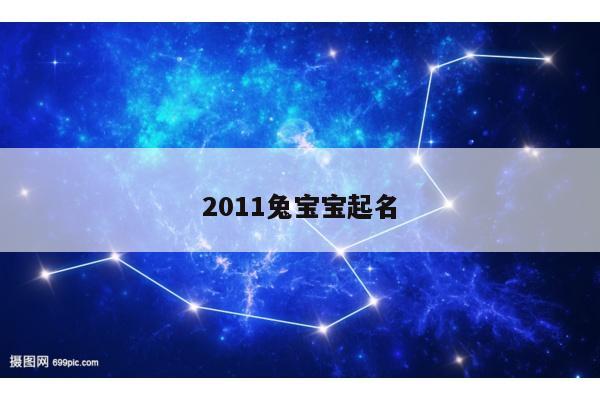 2011兔宝宝起名